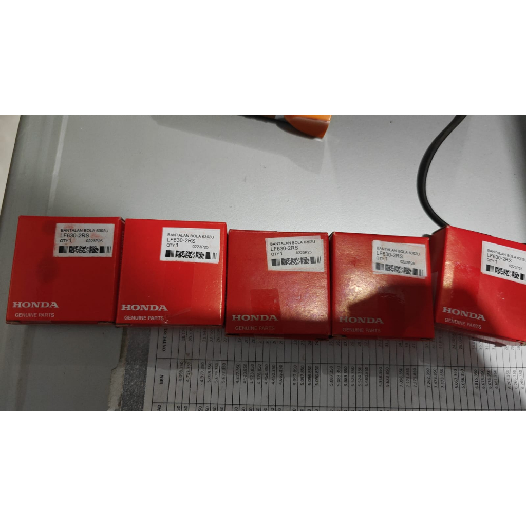 LF6302RS LAHER LAKER BEARING RODA BELAKANG BEARING TRANSMISI Bearing Radial Ball 6302U HONDA CBR150 