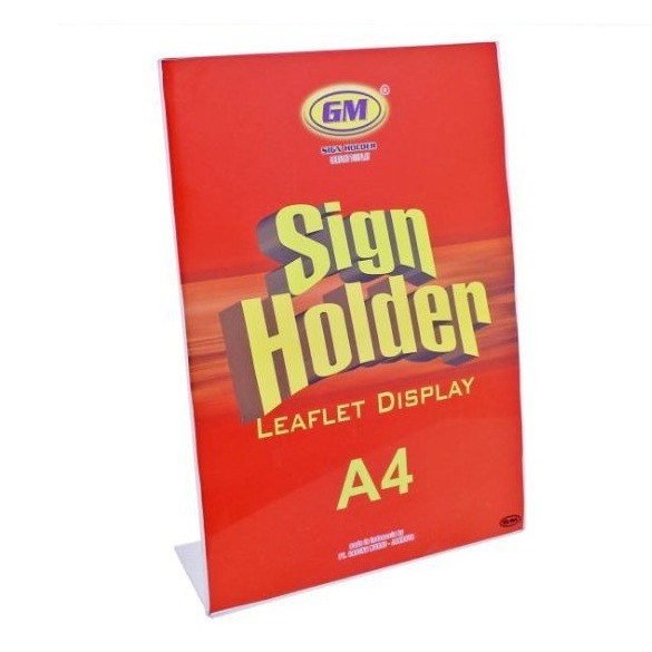 (1 pcs) Papan acrylic / acrylic display ukuran A4 | reservasi