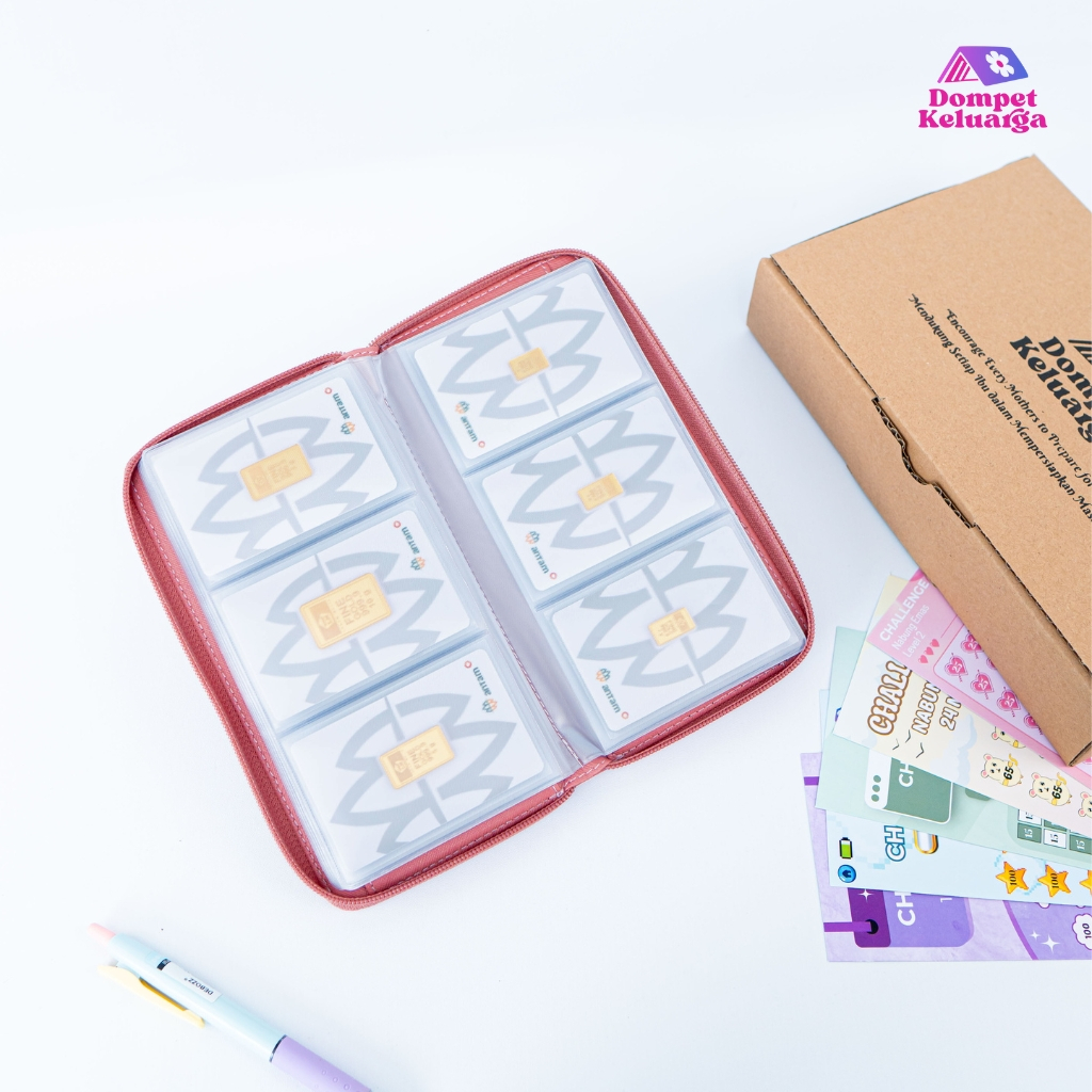 Dompet Logam Mulia Album Antam Tempat Penyimpanan Emas 60 Slot