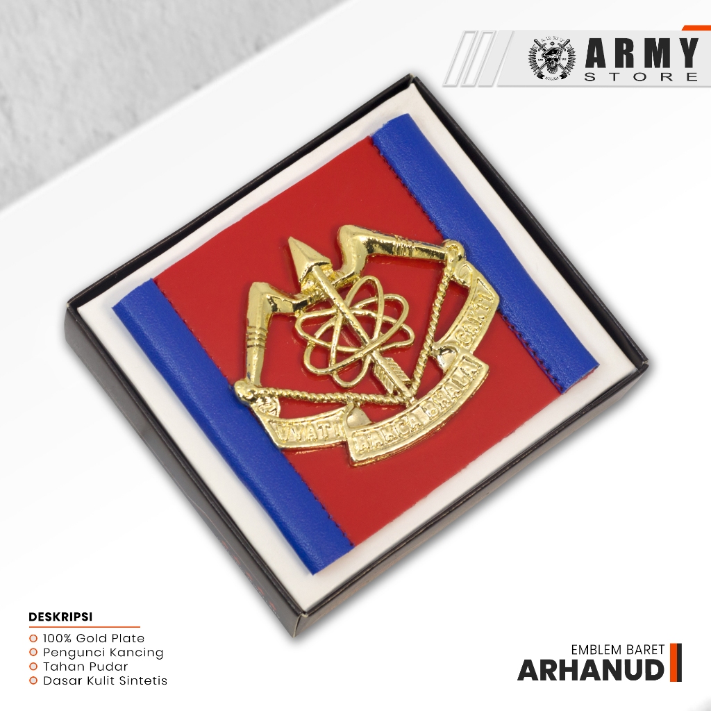 Emblem Baret Arhanud Premium