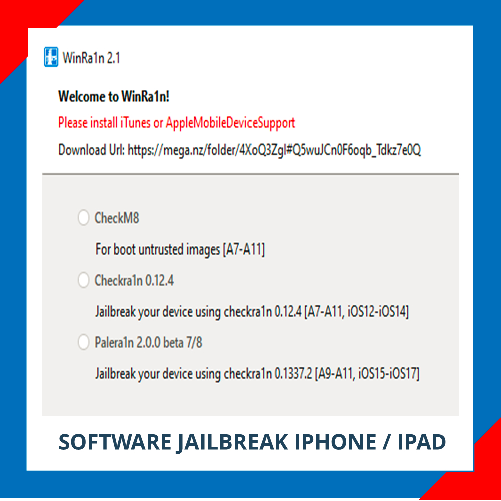 SOFTWARE JAILBREAK IPHONE / IPAD - SOFTWARE | JAILBREAK | IPHONE | IPAD | PC WINDOWS