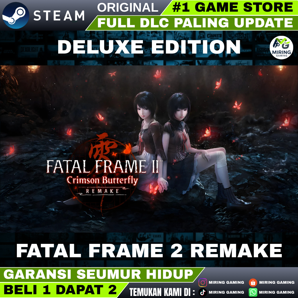 FATAL FRAME 2 REMAKE DELUXE EDITION PC ORIGINAL