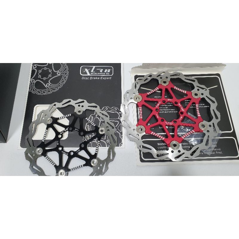 ROTOR XLR8 160MM / 180MM SEPEDA MTB 6 BOLTS PIRINGAN CAKRAM SEPEDA