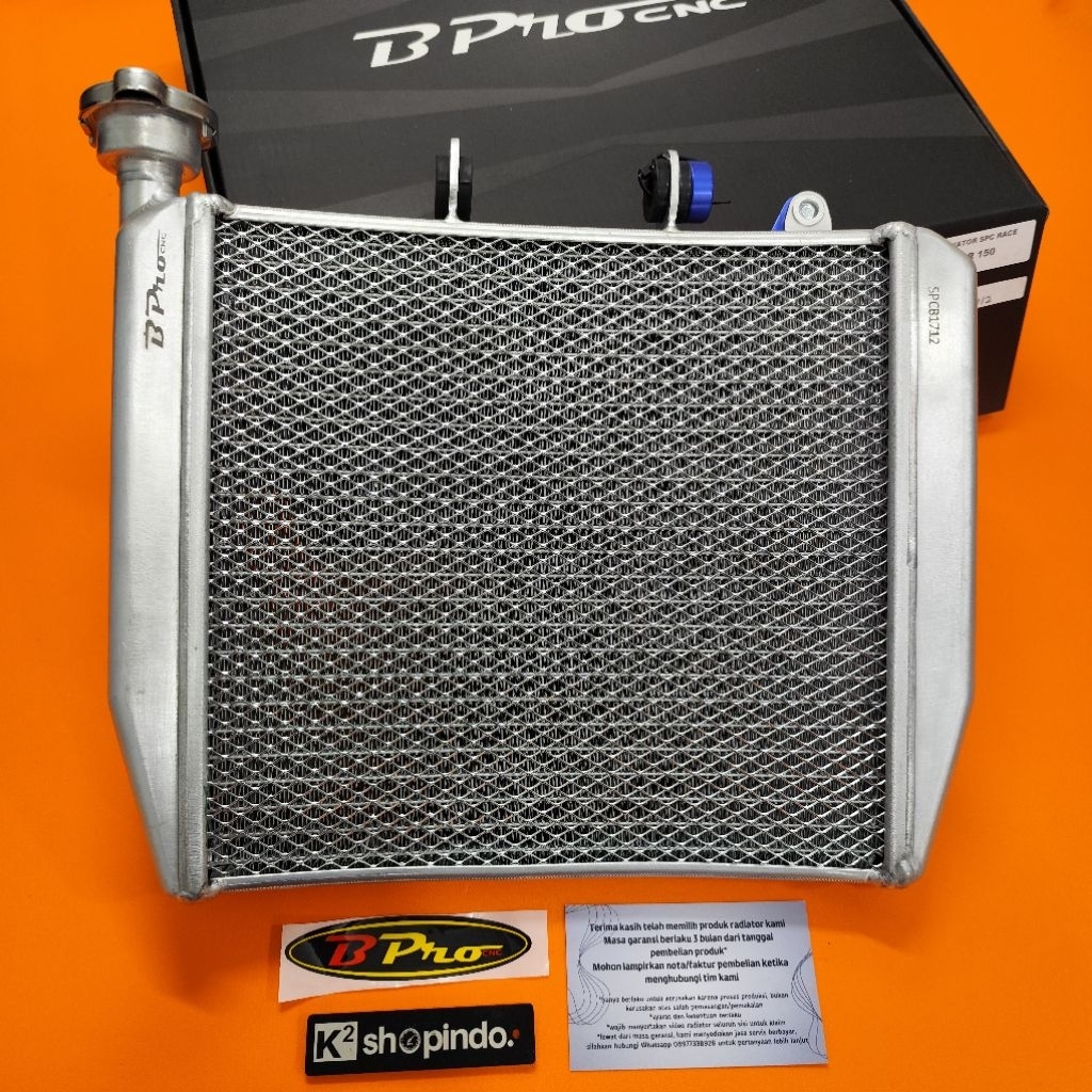 Radiator BPro Honda CBR 150 CB 150 R Facelift Aluminium Original B Pro