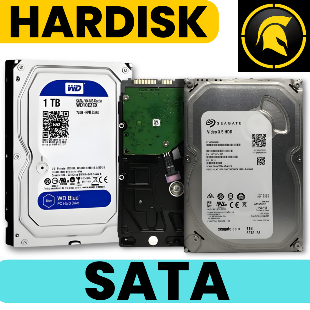 Hardisk PC Internal 1TB / 2TB / 3TB / 4TB / 6TB HDD PC SATA 3.5