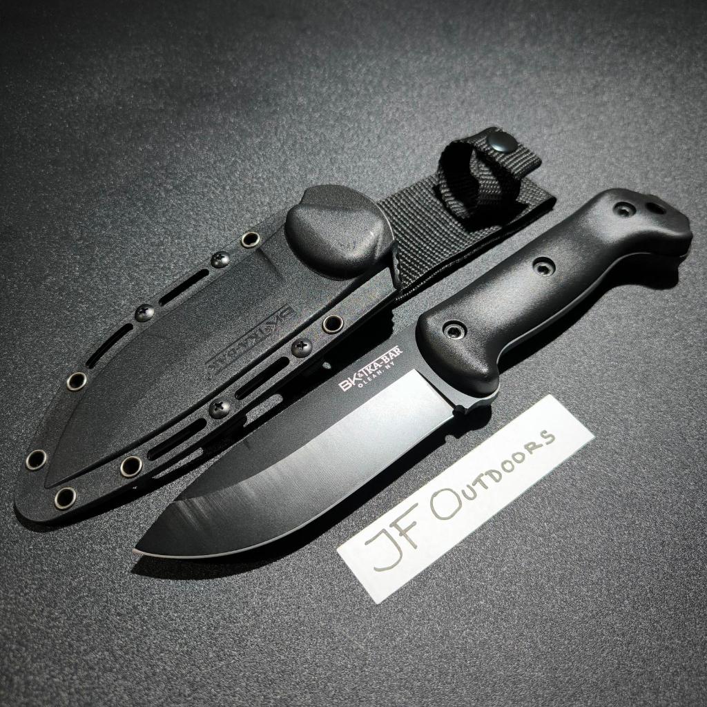 Pisau EDC Outdoor Camping KaBar BK2 Fixed Blade With Sheath
