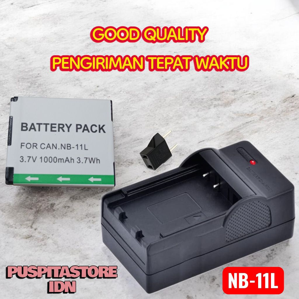 Baterai & Charger Canon Powershot A2300 A2400 A2500 A2600 - Batre Casan