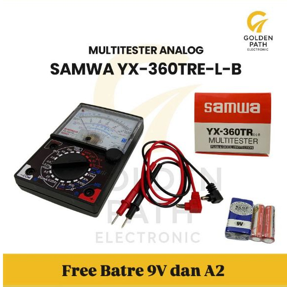 MULTIMETER MULTITESTER AVOMETET TESTER ANALOG SAMWA YX 360 TR ELB FREE BATERAI MURAH