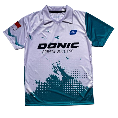 Sobo Jersey Pingpong | Baju Tenis Meja | Jersey Tenis Meja Donic Printing Custom Free Name Set