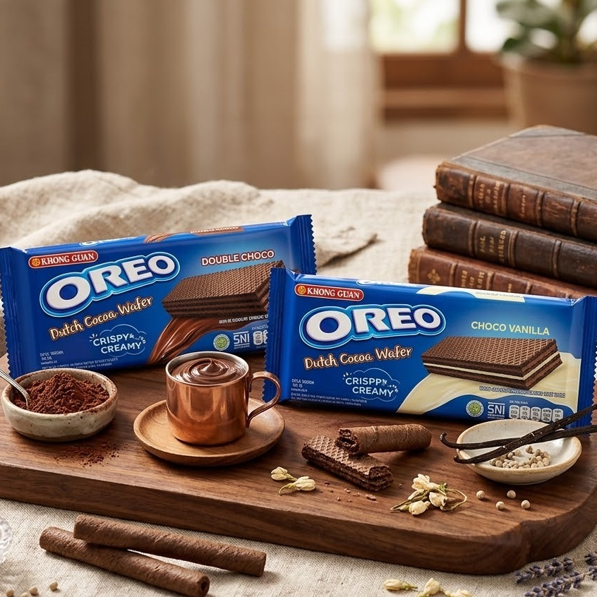 OREO DUTCH 140GR / OREO DUTCH DOUBLE CHOCO 140GR / OREO DUTCH CHOCO VANILLA 140GR / WAFER COKELAT OR