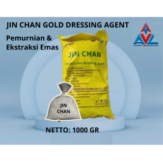 Jin Chan Gold Dressing Agent 1kg | Reagen Pemurnian & Ekstraksi Emas | Gold Recovery Agent
