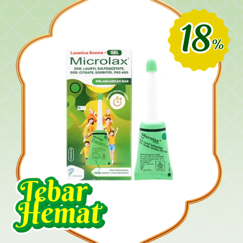 Microlax Enema 5ml – Obat Sembelit Pelancar BAB Dewasa & Anak