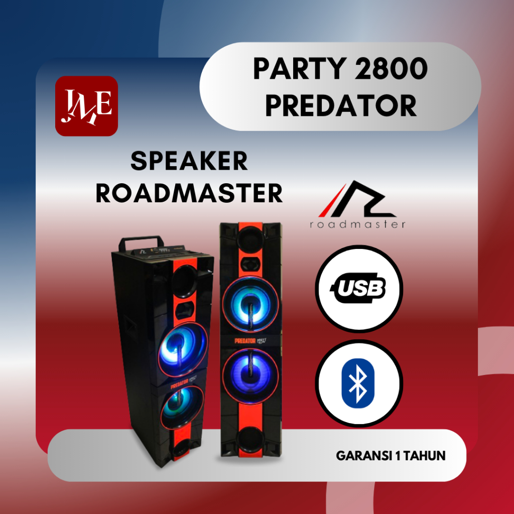 SPEAKER AKTIF PREDATOR PARTY 2800 ROADMASTER