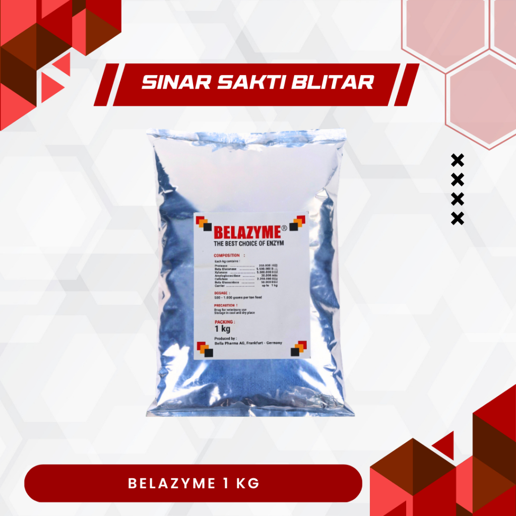 BELAZYME 1 KG - Suplemen enzim ternak - Unggas - Enzim Ayam - Enzim Bebek - seperti NATUZYME