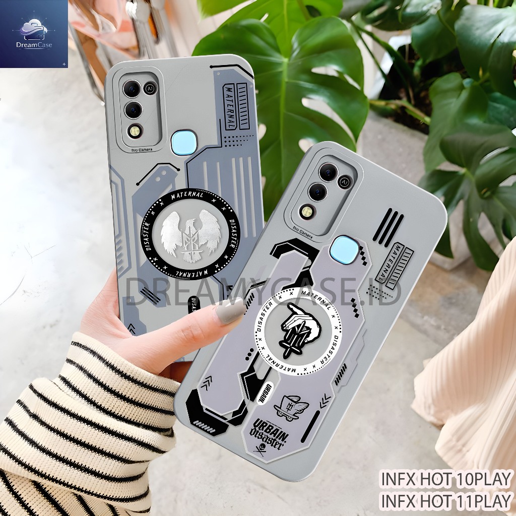 Soft Case INFINIX HOT 11PLAY / HOT 10PLAY MOTIF Karakter Cute - Case Keren - Casing Kekinian Case Hp