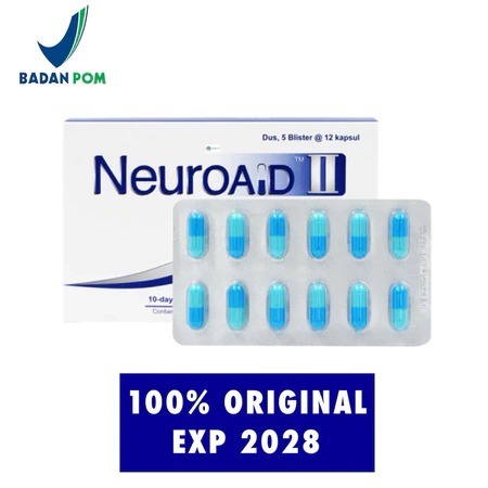 Neuroaid II MLC901 Per Strip Isi 12 Kapsul / Neuroaid II MLC 901 Original
