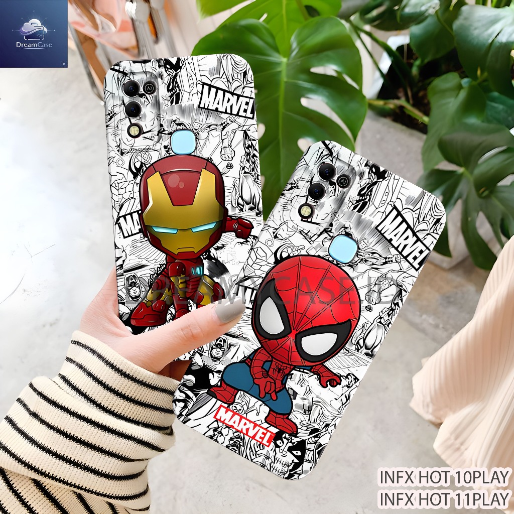 Soft Case INFINIX HOT 11PLAY / HOT 10PLAY MOTIF Karakter Cute - Case Keren - Casing Kekinian Case Hp