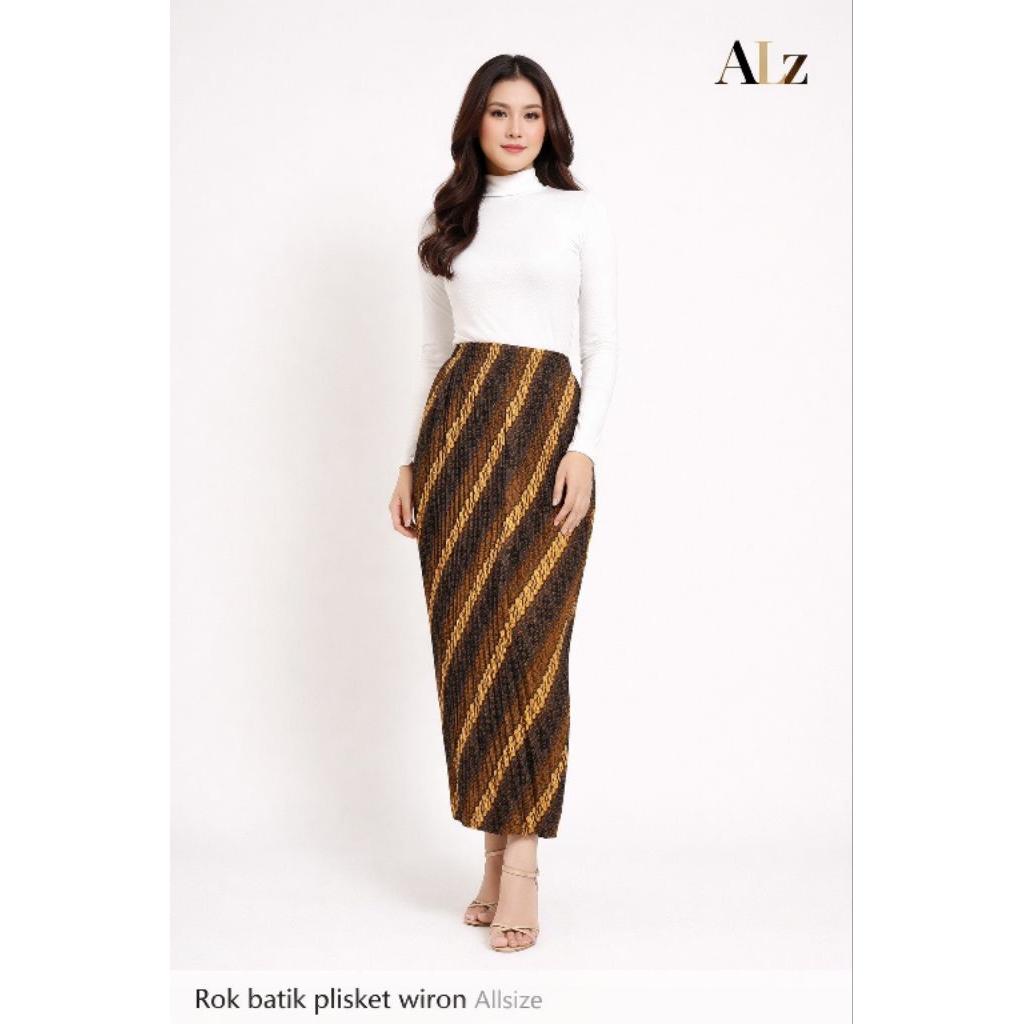 Rok Batik Plisket Model Wiron/Motif Jawa