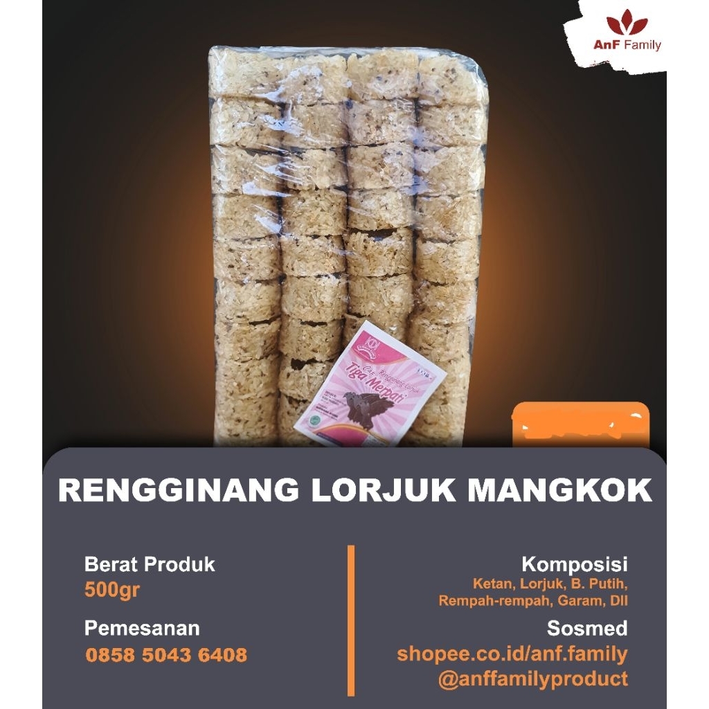 Rengginang lorjuk Madura