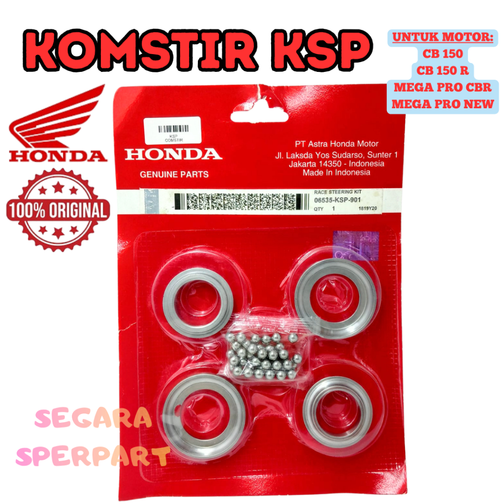 KOMSTIR KODE KSP ORIGINAL HONDA 100% ORI UNTUK MOTOR HONDA CB 150 CB 150 R MEGA PRO CBR MEGA PRO NEW