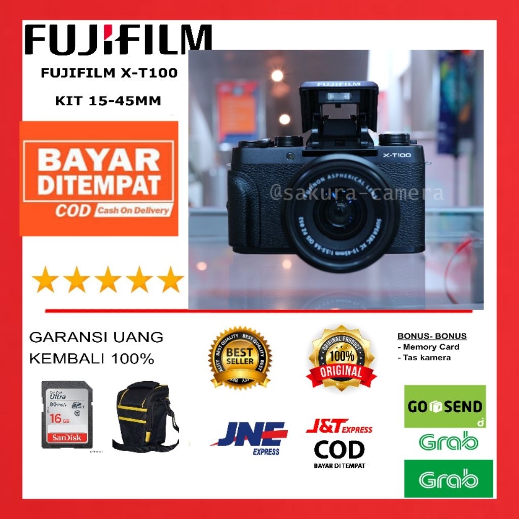 Fujifilm X-T100 kit 16-50mm /kamera Fujifilm X-T10