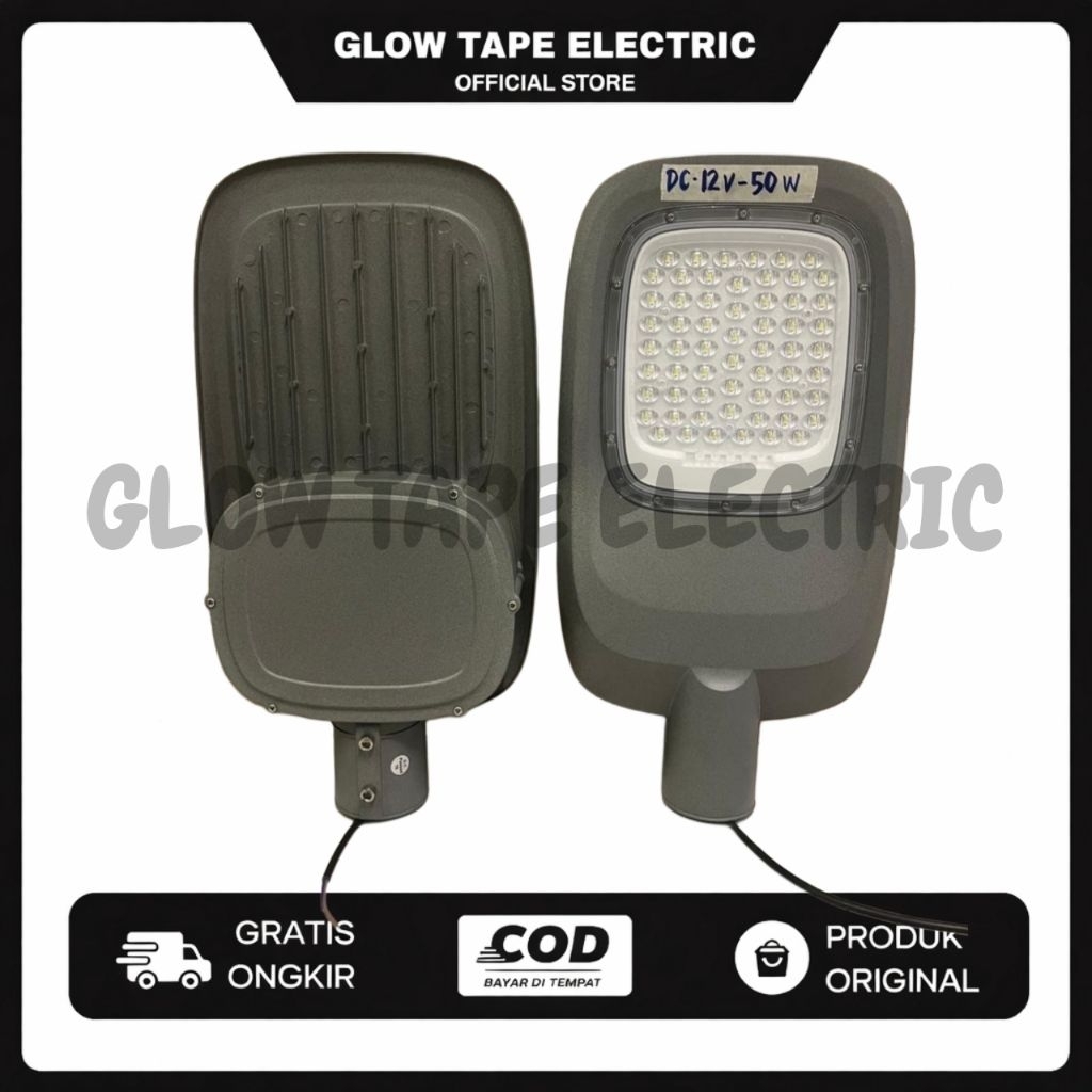 Lampu PJU DC 12v 30wt dan 50wt