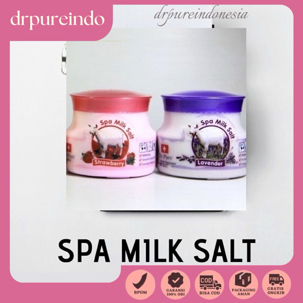 DR PURE SPA MILK SALT 500 GR (LULUR SPA)