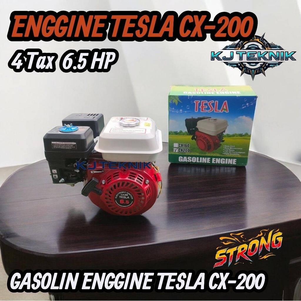 Engine TESLA CX200 6.5HP 4Tak / Mesin Penggerak Serbaguna TESLA CX-200 6,5HP