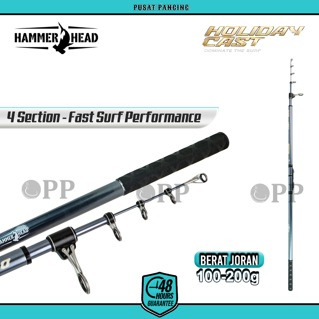 HAMMER HEAD Joran Pancing Surf Casting HOLIDAY CAST 360 - 450CM X30 High Modulus Carbon Fuji Ring Gu