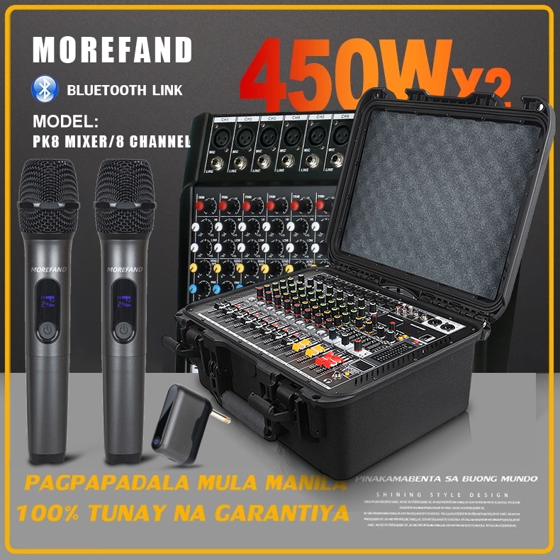 750 Watts 8 Channel Amplifier With Mixer Equalizer Usb Bluetooth Fm Radio  Home Stereo Audio Amplifi