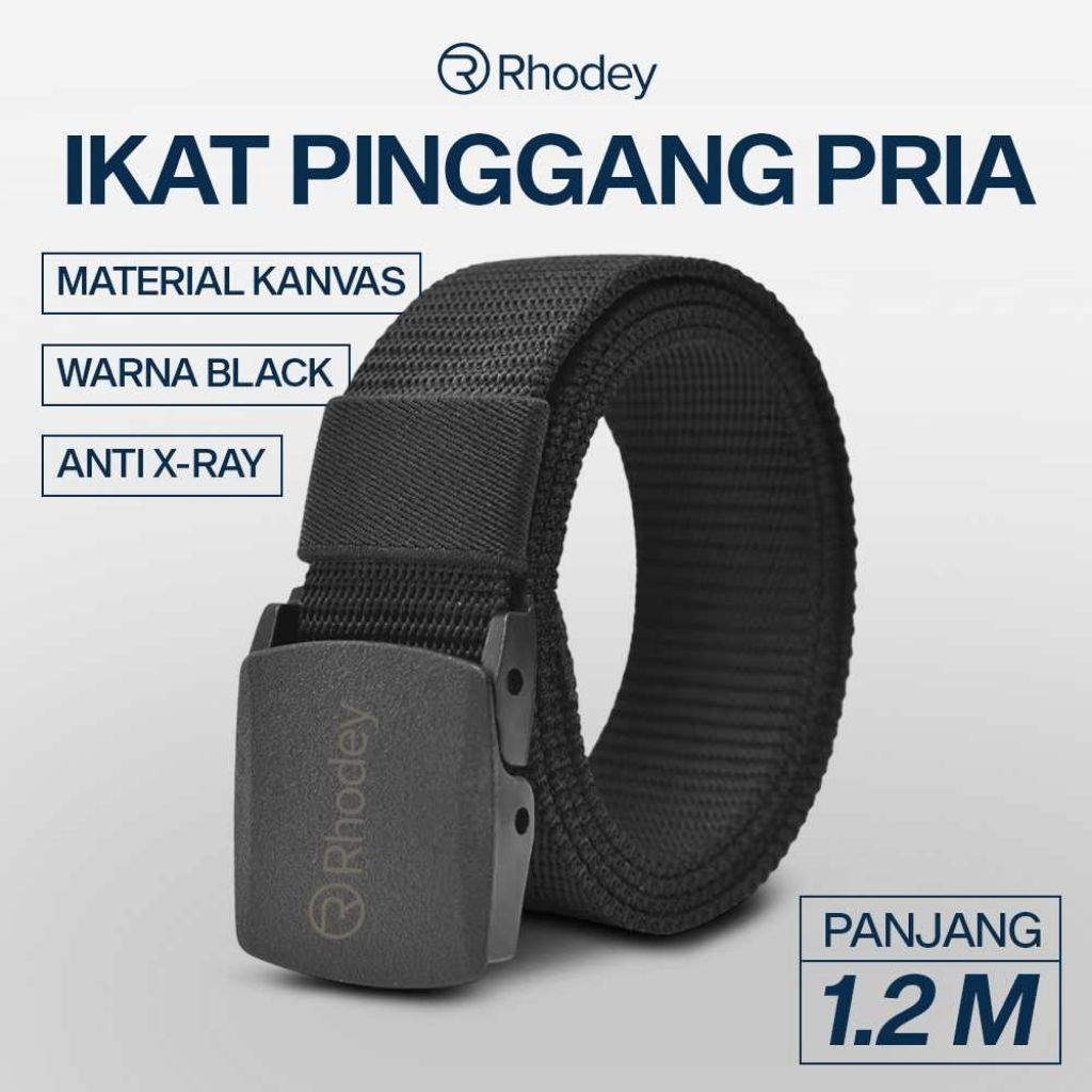 Rhodey Tali Ikat Pinggang Pria