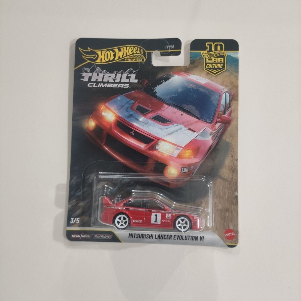 Hotwheels Premium Mitsubishi Lancer Evo VI Thrill Climbers