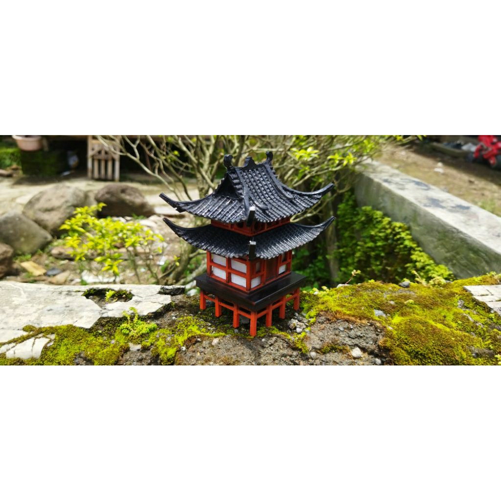 miniatur rumah cina bahan pipa pvc