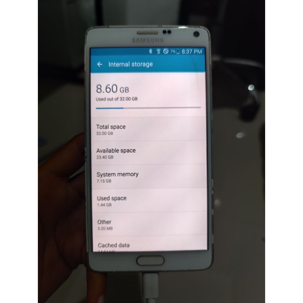 Samsung Note 4+Pen Internal 32gb (Minus baca deskripsi)