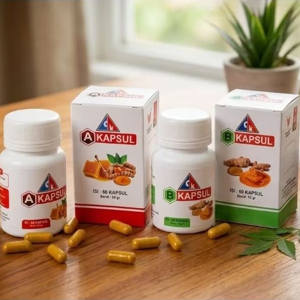 a kapsul& b kapsul GM/herbal original GM isi(2box)