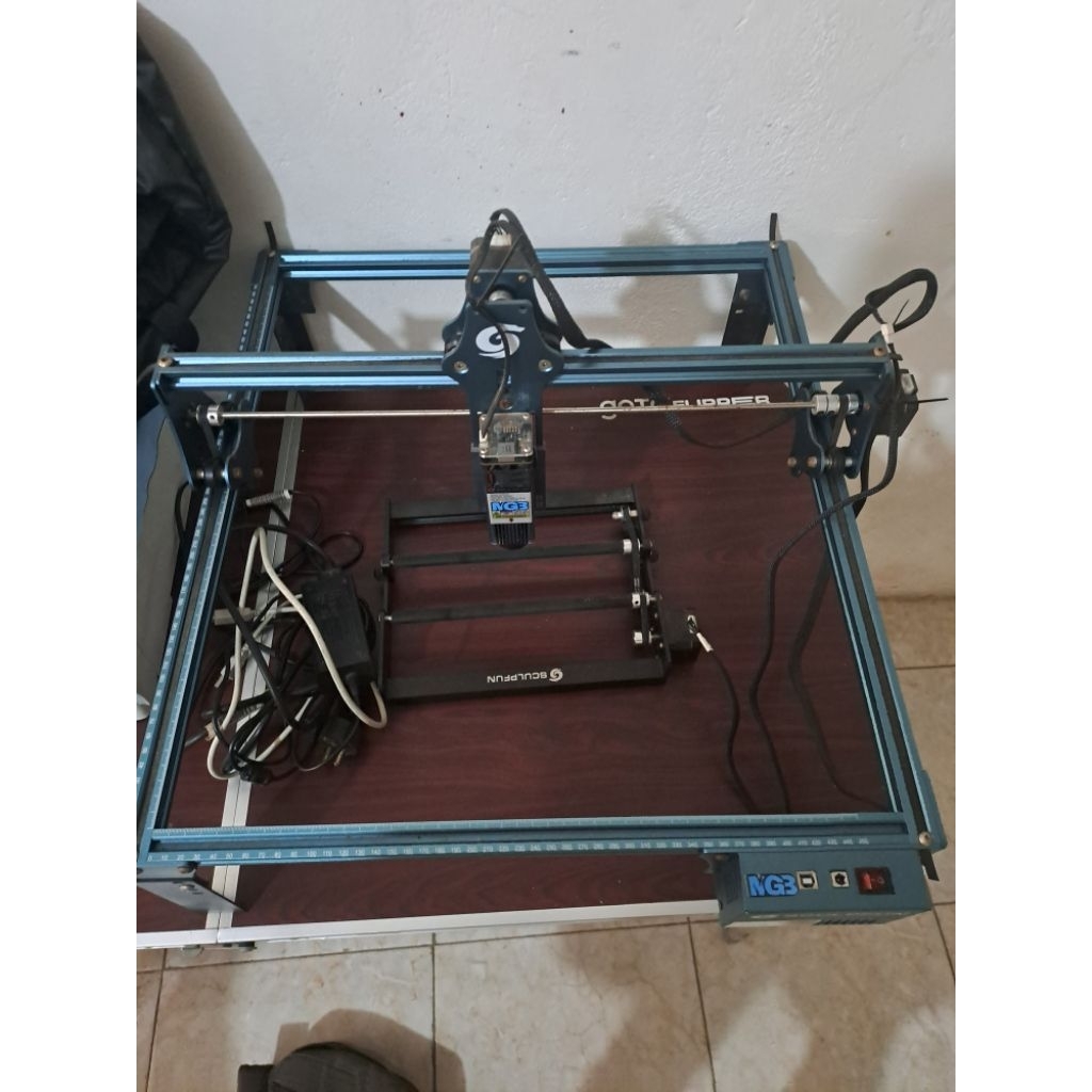 mesin laser sculfun S9 dan mesin cutting Jinka YS360