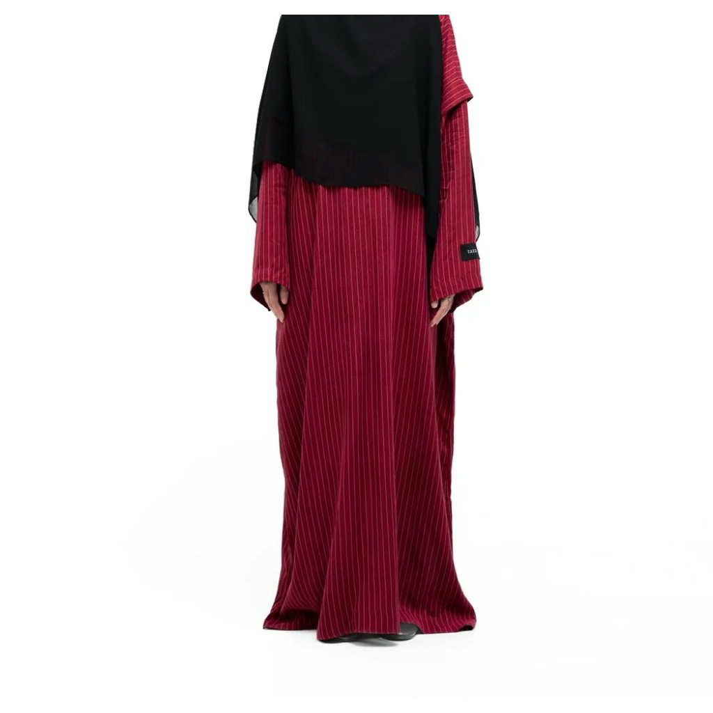 FINA Abaya FINA Stripes FINA Couture TAZA LABEL NWT New With Tag Fina 1.0 2.0 3.0 4.0 Bahan Nubuck
