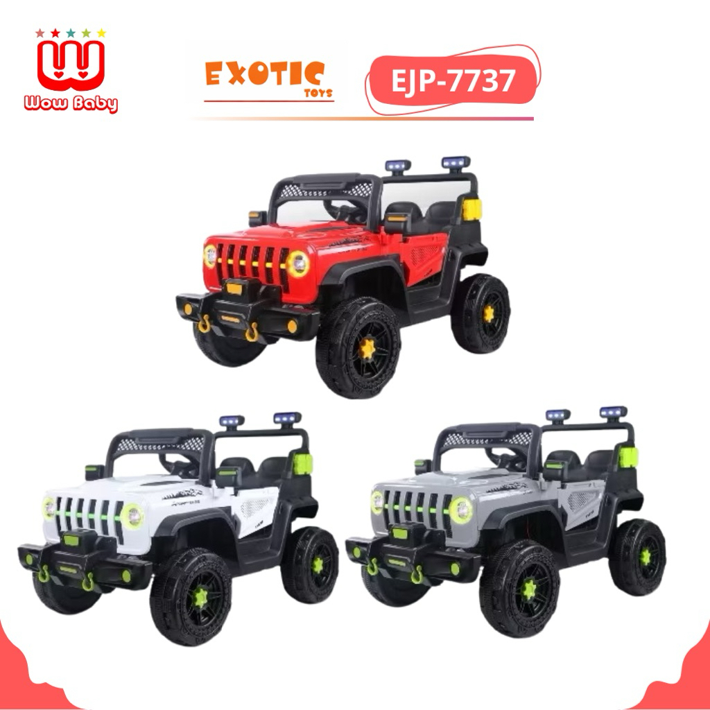 EXOTIC RC JEEP EJP-7737 Mobil Aki Mainan Anak