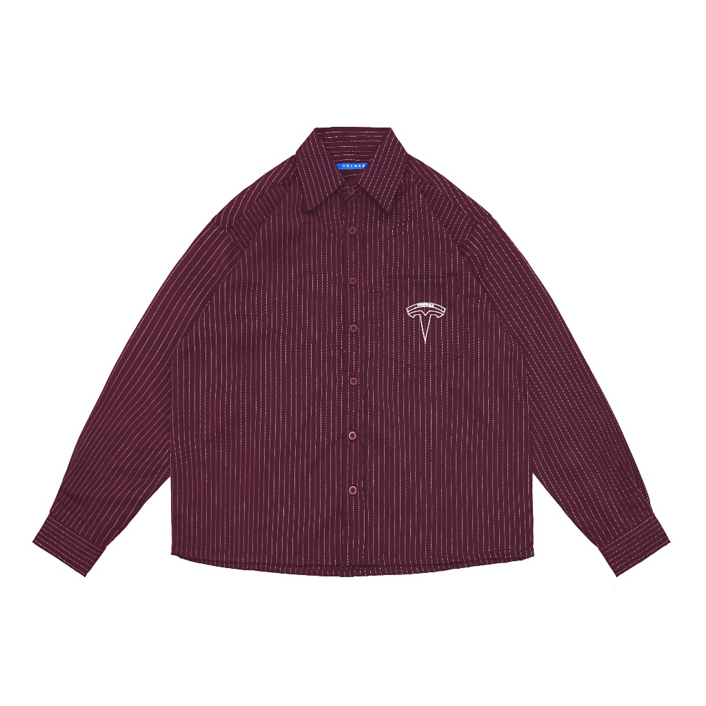 Premss / Born Shirt - Spike Burgundy