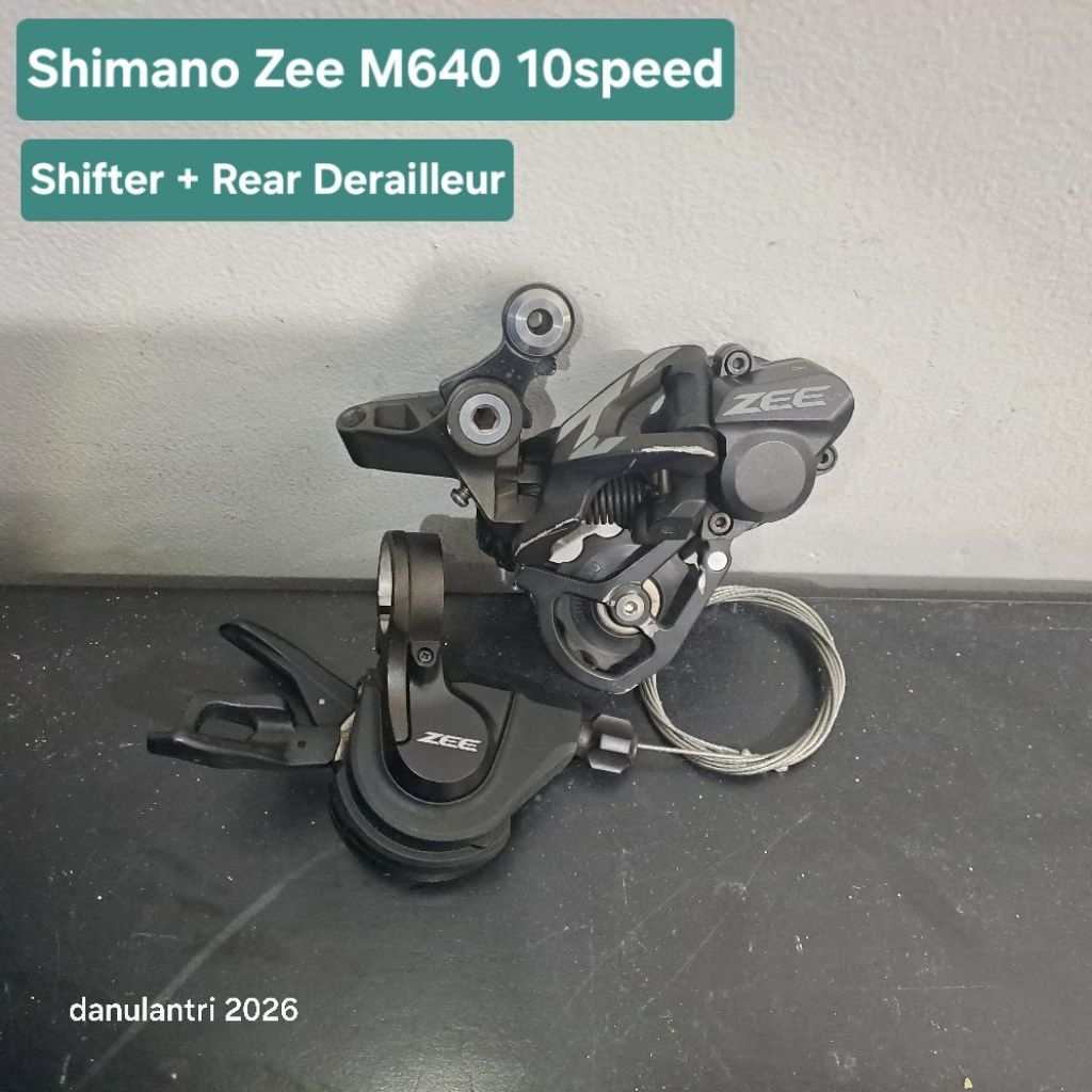 Shimano Zee M640 10spees Shifter-Rear Derailleur