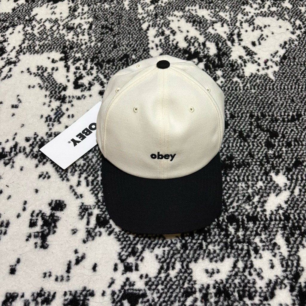 OBEY BENNY SNAPBACK CAP IN BLACK MULTI
