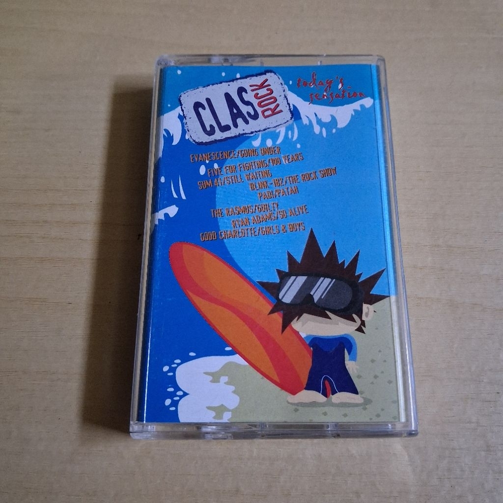 KASET PITA Original Kompilasi - Clas Rock (Blink 182, John Mayer, Sum 41 dkk) || Clotabooks Cassette