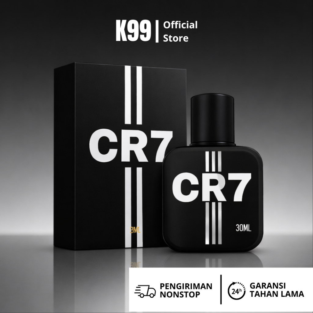 Parfum K99 Cristiano Ronaldo 7 Parfum Pria Wangi Tahan Lama & fresh Serta Extrait de parfum ukuran 3