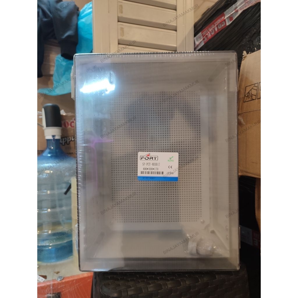Junction Box Panel Transparan Transparan ABS 400x300x170 IP66 / SP-PCT-403017 / Box Panel Plastik Tr