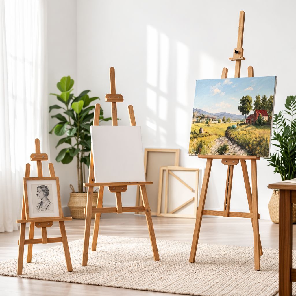 Wooden Easel Standing Foto Kayu Frame | Stand Foto Wedding | Standing Easel