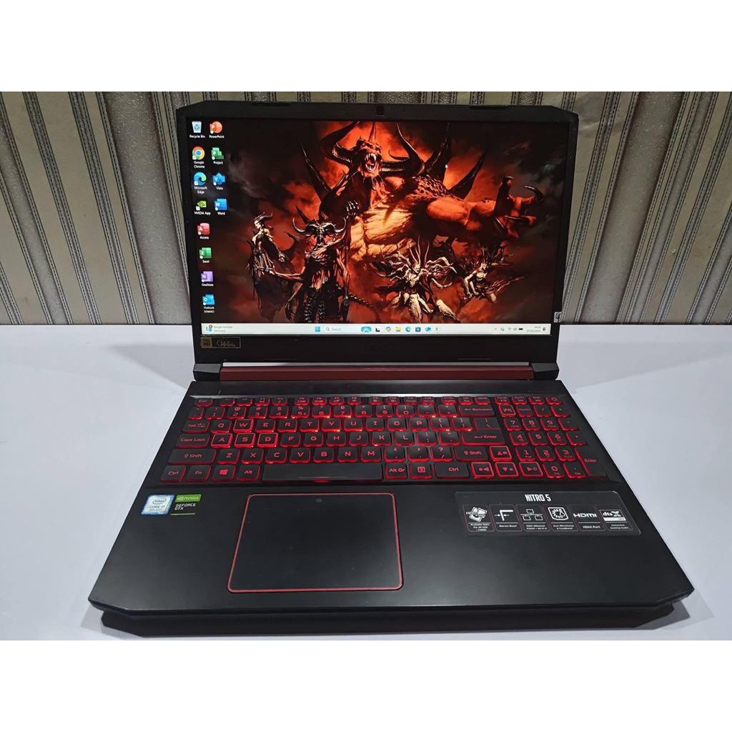 Laptop Gaming Acer Nitro AN515-54A Intel Core i7-9750H 8/512 GTX 1660 Ti 6GB
