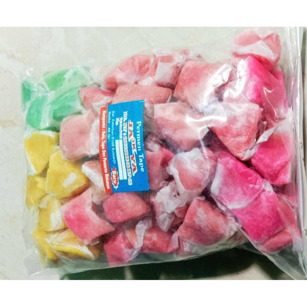 PERMEN TAPE/PACITAN JADUL/MAKANAN JADUL