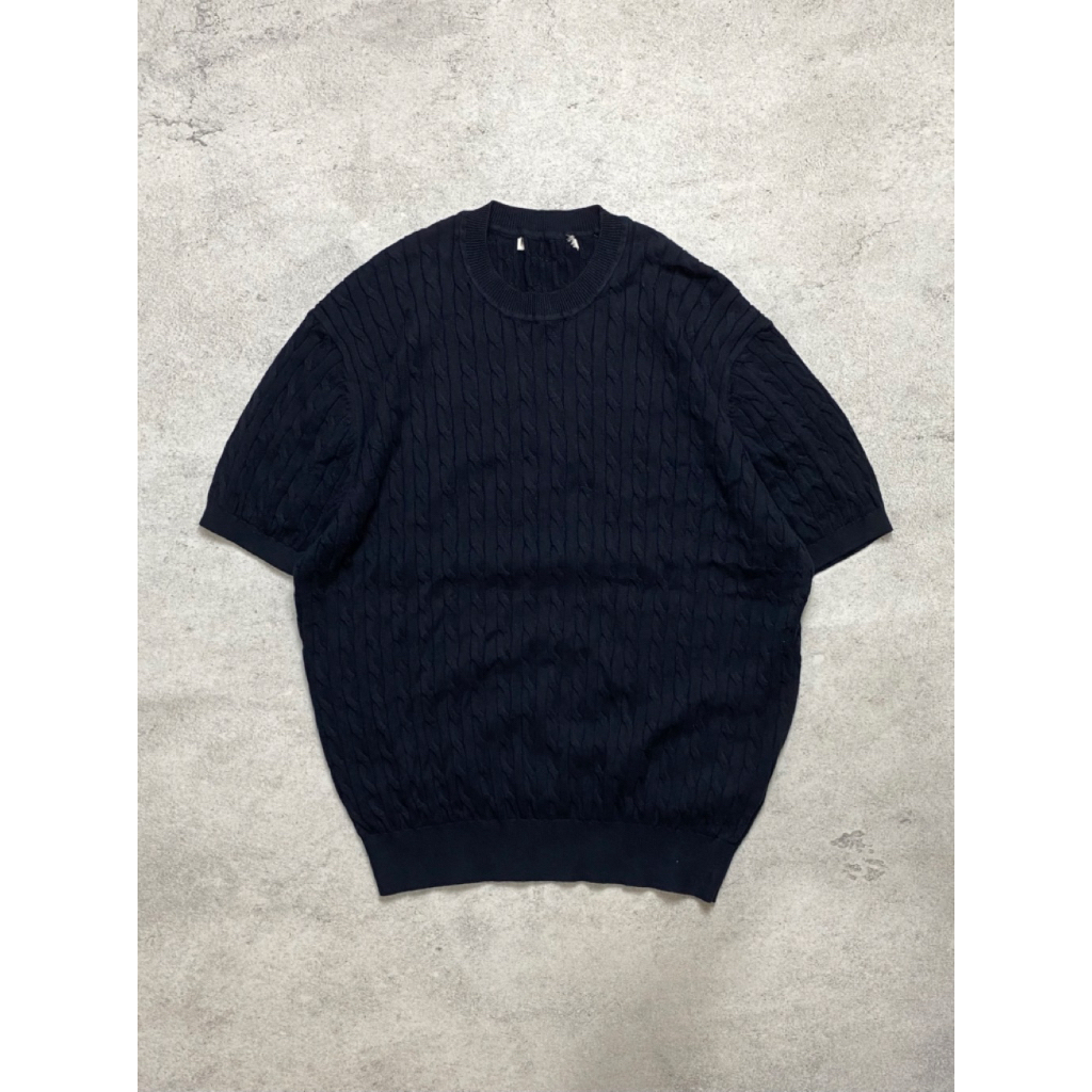 Suare Cable Knit T-Shirt