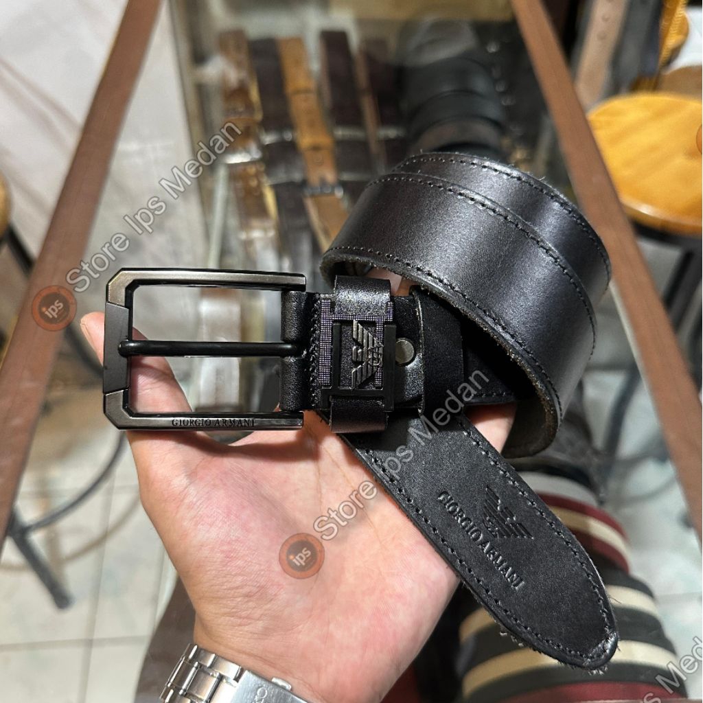 sabuk GA black leather