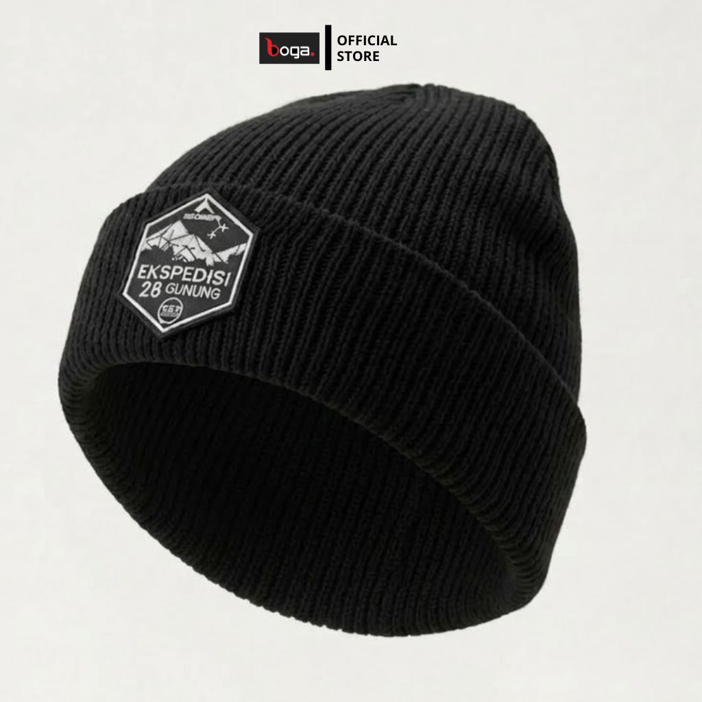 Eiger Ekspedisi 28 Gunung Kupluk Logo Bordir Pria Wanita Beanie Hat Cap Premium